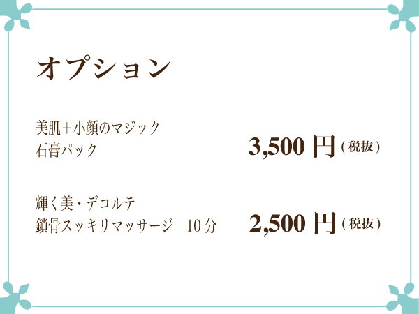 入会金・オプション
